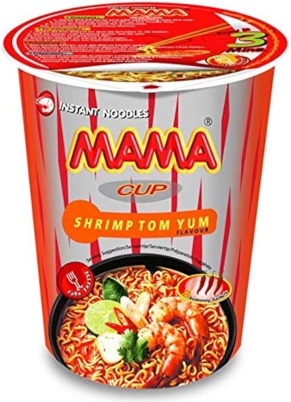 Mama - Cup noodle - shrimp / 妈妈杯面虾 70g