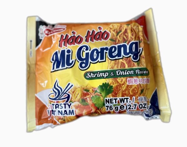 Acecook - Instant noodle - Haohao mi goreng shrimp&onion / 方便面 干捞面 虾仁洋葱 76g