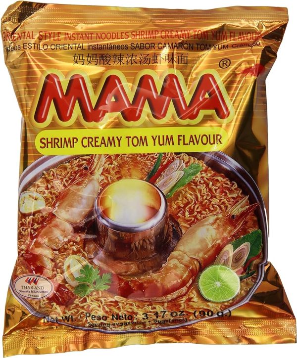 Mama - Instant noodle - Creamy tom yum / 妈妈方便面冬阴功汤 55g