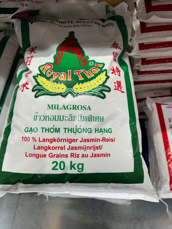 Royal thai - Fragrant rice / 泰国皇家香米博肯 20kg