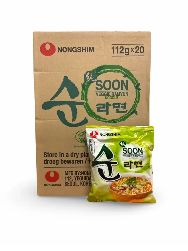 Nongshim - Soon veggie ramyun / 农心淳蔬菜拉面 20x112g