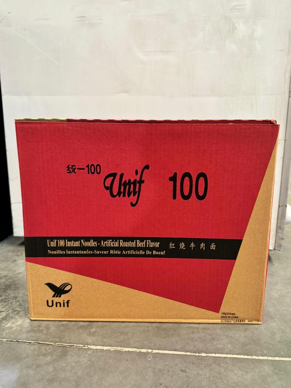 Unif – Instant noodle – Spicy beef / 统一方便面 辣牛肉 24x108g