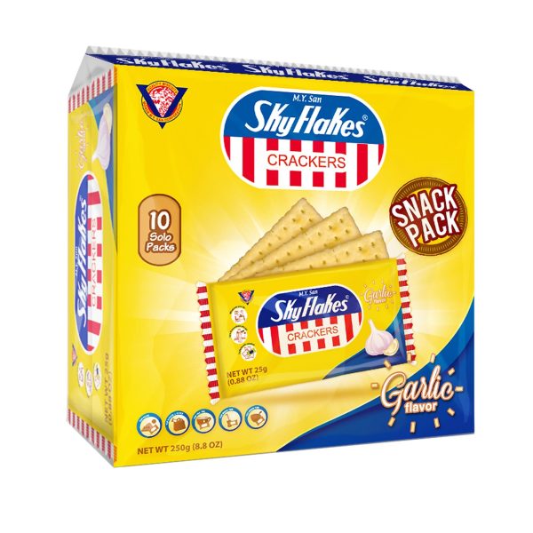 Skyflakes - Crackers garlic flavour / 大蒜味饼干 250g