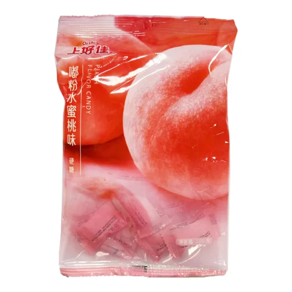 Oishi - Peach candy / 大石 - 桃子糖 100g