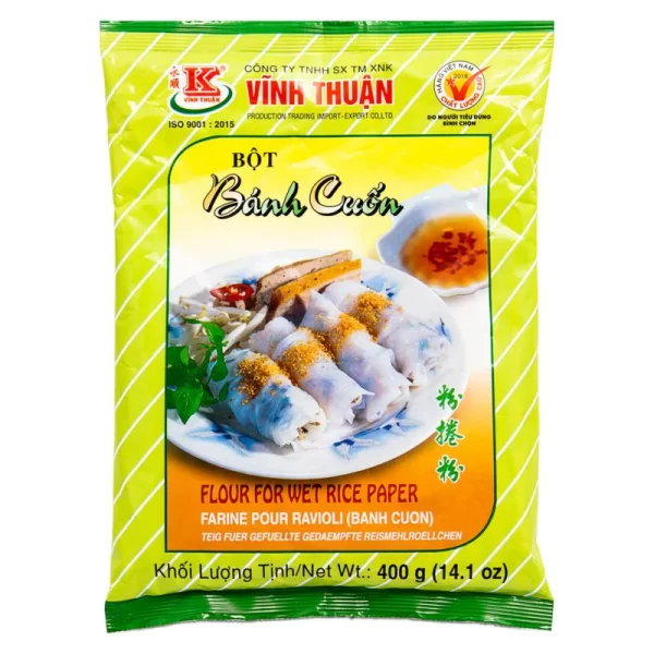 Vinh thuận - banh cuốn flour for wet rice paper / 湿米纸用面粉 400g