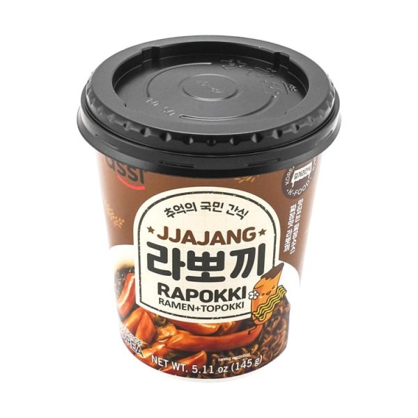 Assi -  Cup noodle + Topokki jjajang flavor / 杯面+韩式炸酱面 145g