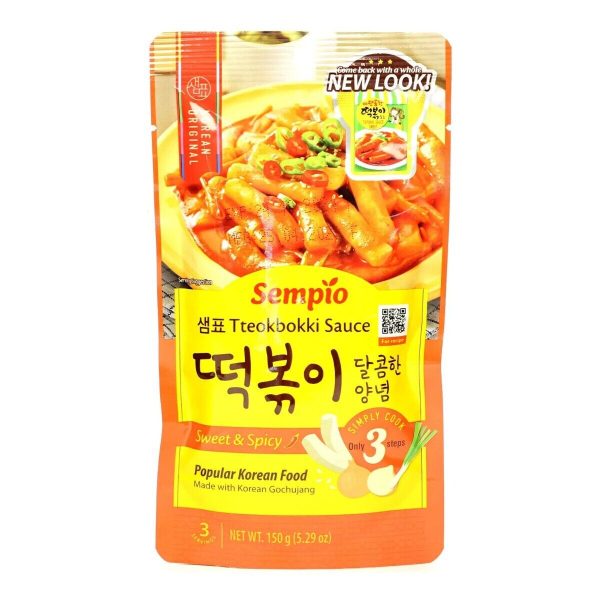 Sempio - Tteokbokki sauce sweet & spicy / 示例 - 辣年糕酱甜辣 150g