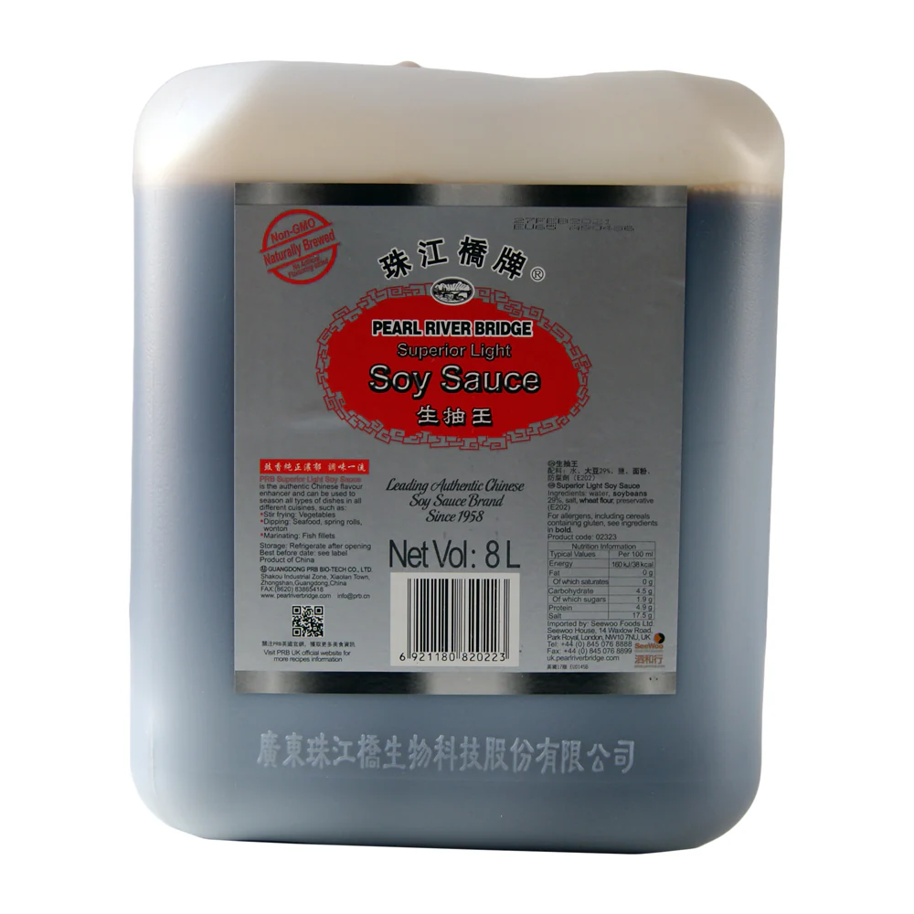 PRB - Light soy sauce / 珠江桥-生抽 8ltr