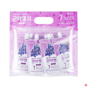 Nonghyup - Konjac grape jelly drink / 魔芋葡萄果冻饮料 7x150ml