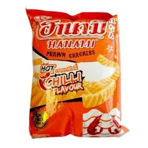Hanami - Prawn crackers chili flavor / 辣椒味虾片 60g