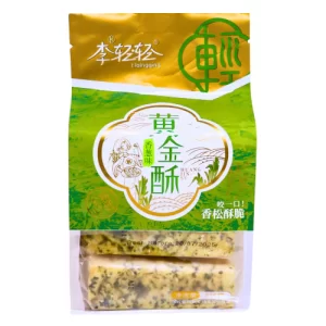 LQQ - Golden Crisp Sachima Chives / 黃金酥沙琪瑪香蔥味 336g