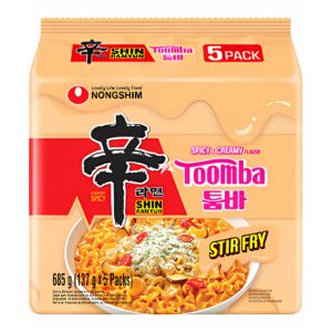 Nongshim - Instant noodle - Shin toomba 5 pack / 农心方便面 - 新东巴五包装 5x137g