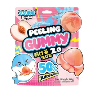 Ennoji - Peeling Gummy Peach Flavour / 桃子味去皮软糖 62g