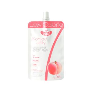 Delief - Vegan Konjac Jelly Peach / 纯素魔芋桃味果冻 10x120g