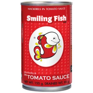 Smiling fish - Mackerels In Tomato Sauce  番茄酱鲭鱼 155g