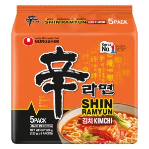 Nongshim - Shin Ramyun Kimchi Flavour - 辛拉面泡菜味 (5x120g)